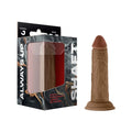 Shaft Model J: 5.5 in. Dual Density Silicone Dildo Oak by Shaft