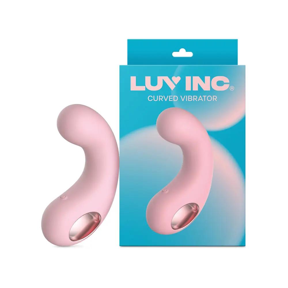 Luv Inc Cv77: Curved Vibrator Light Pink by Luv Inc.