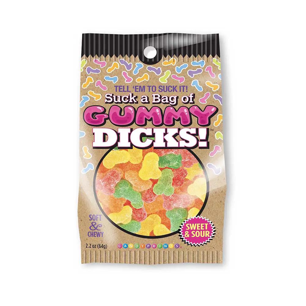 Suck A Bag Of Gummy Dicks 4 oz. Bag by Little Genie