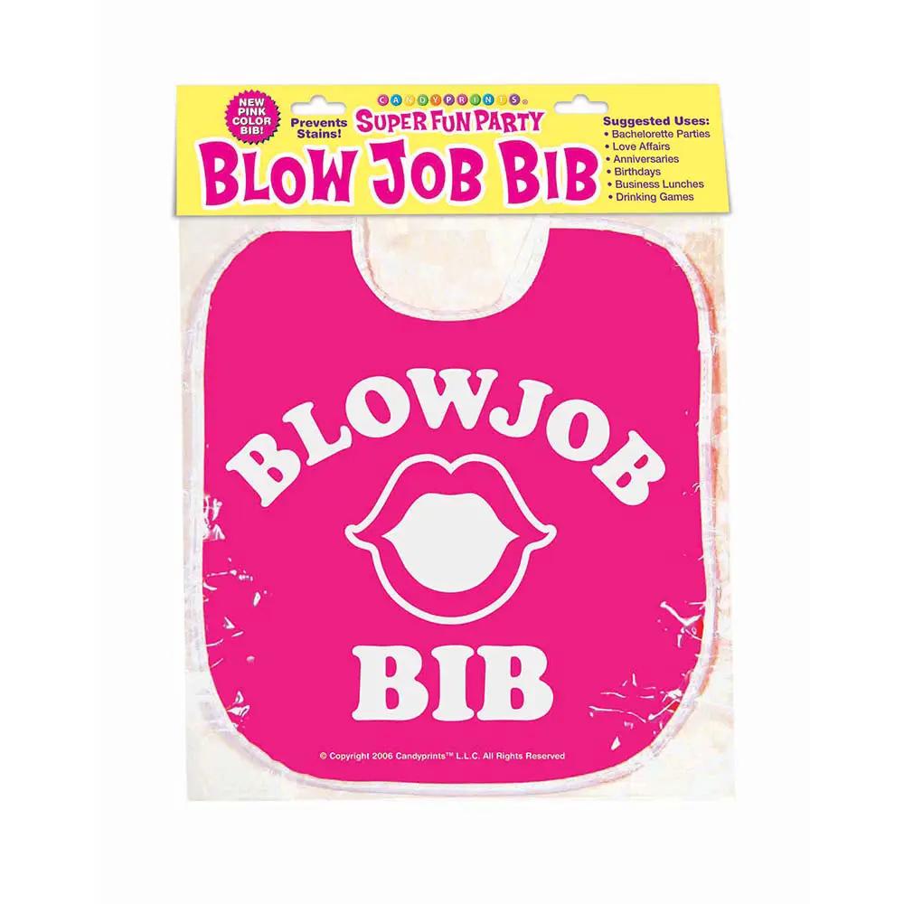 Blow Job Bib Pink by Little Genie
