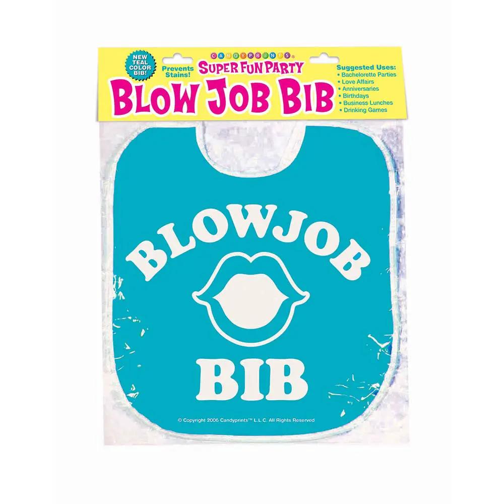 Blow Job Bib Teal by Little Genie