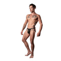Male Power Show Stopper Jock Silver Mesh Dot L/XL by Male Power