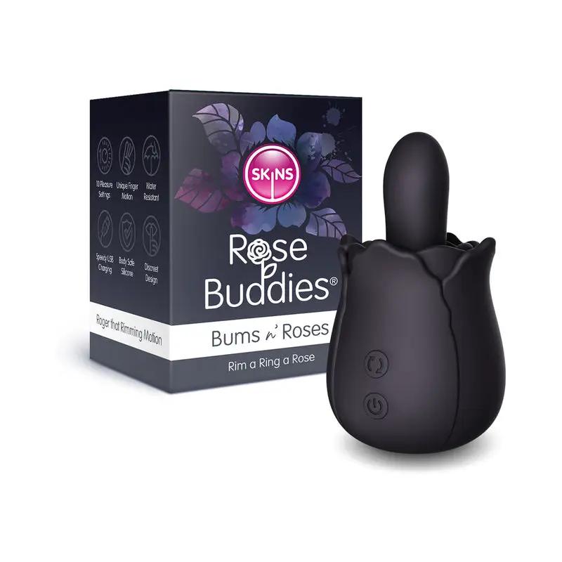 Skins Rose Buddies Bum N Roses Black by Creative Conceptions