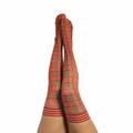 Kixies Grace Plaid Thigh-High Red Size C by Kixies
