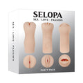 Selopa Party Pack 3-Piece Stroker Pack Light by Selopa