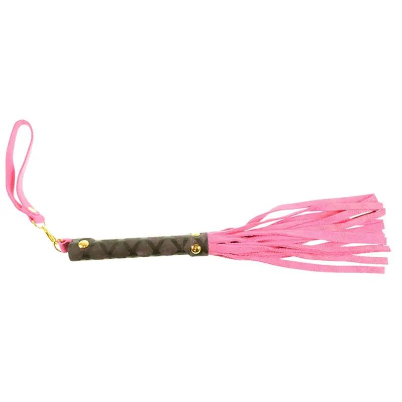 Ple'sur Mini Leather Flogger Pink by Ple'sur