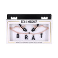 Sportsheets Sex & Mischief Brat Charmed Nipple Clamps by Sportsheets