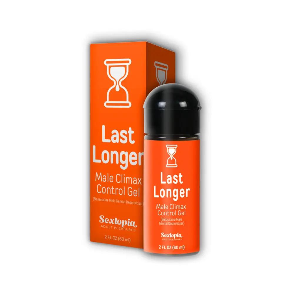 Sextopia Last Longer Male Climax Control Gel 2 oz. Bottle by Body Action