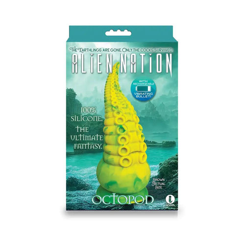 AlienNation Octopod 9 in. Vibrating Silicone Dildo by Icon Brands