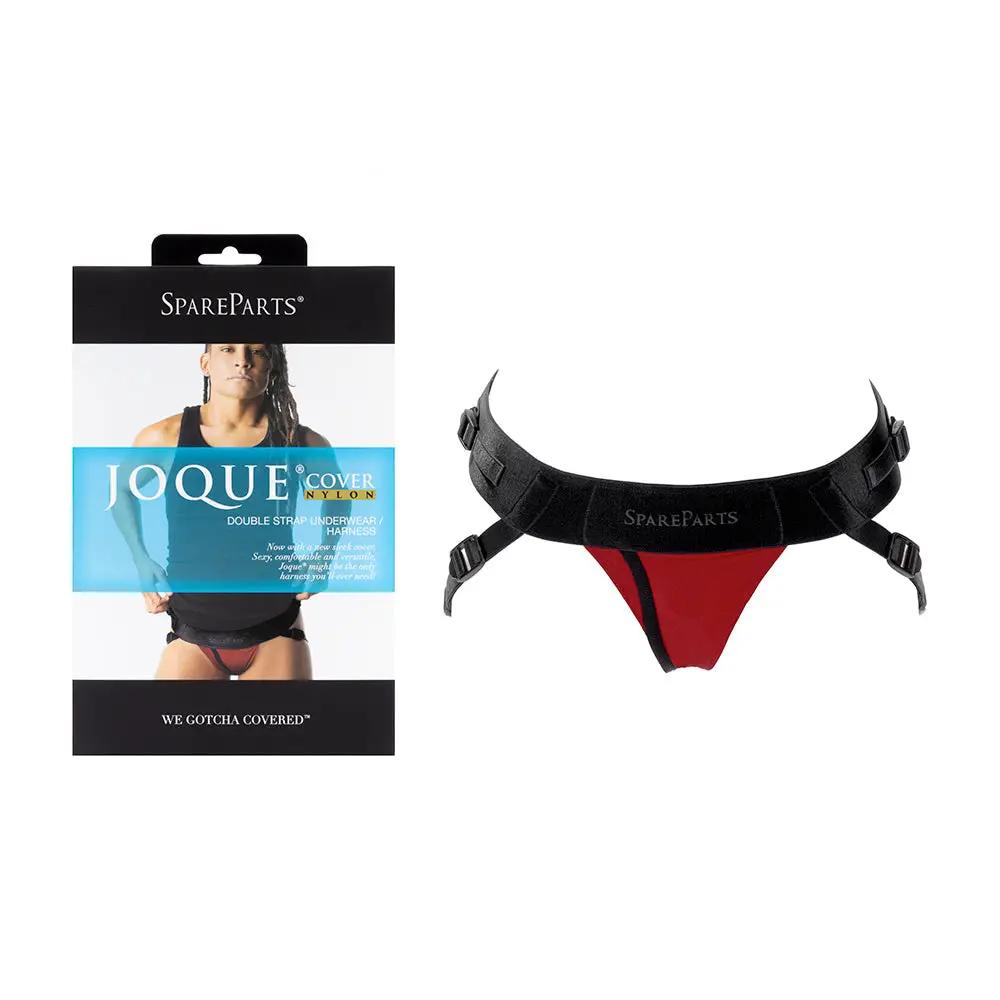 SpareParts Joque Cover Underwear Harness Red (Double Strap) Size B Nylon by SpareParts