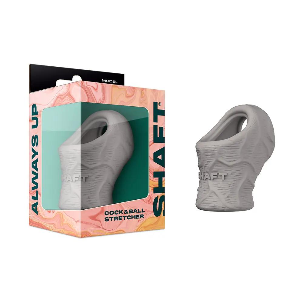 Shaft Model P: Cock & Ball Stretcher Grey by Shaft