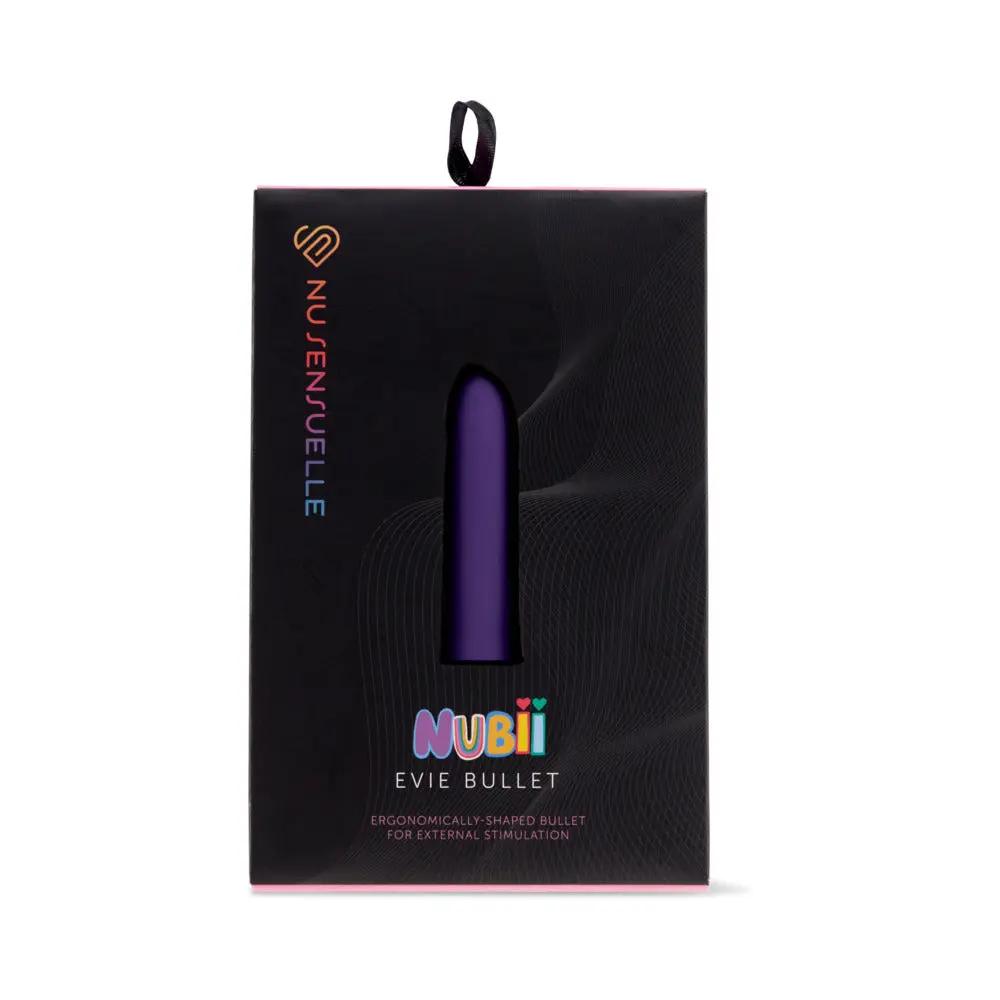Nu Sensuelle Evie Nubii Slanted Tip Bullet Purple by Nu Sensuelle