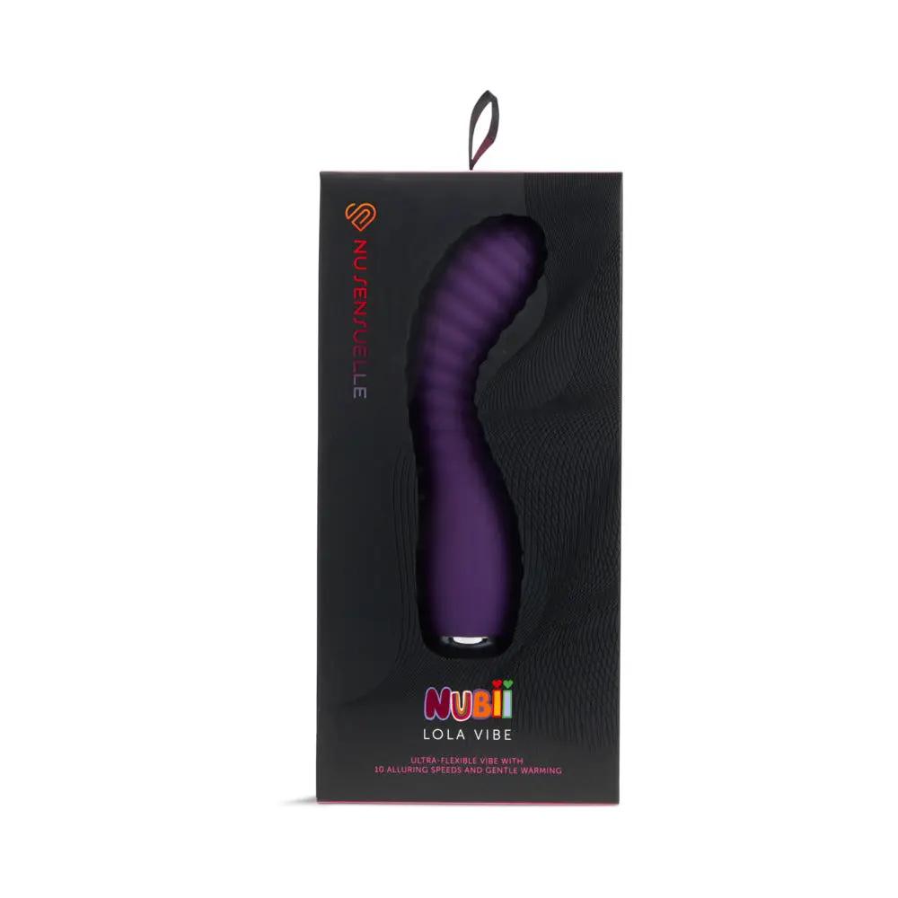 Nu Sensuelle Lola Nubii Flexible Warming Vibe Purple by Nu Sensuelle