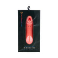 Nu Sensuelle Trinitii 3-in-1 Suction Tongue Vibe Coral by Nu Sensuelle