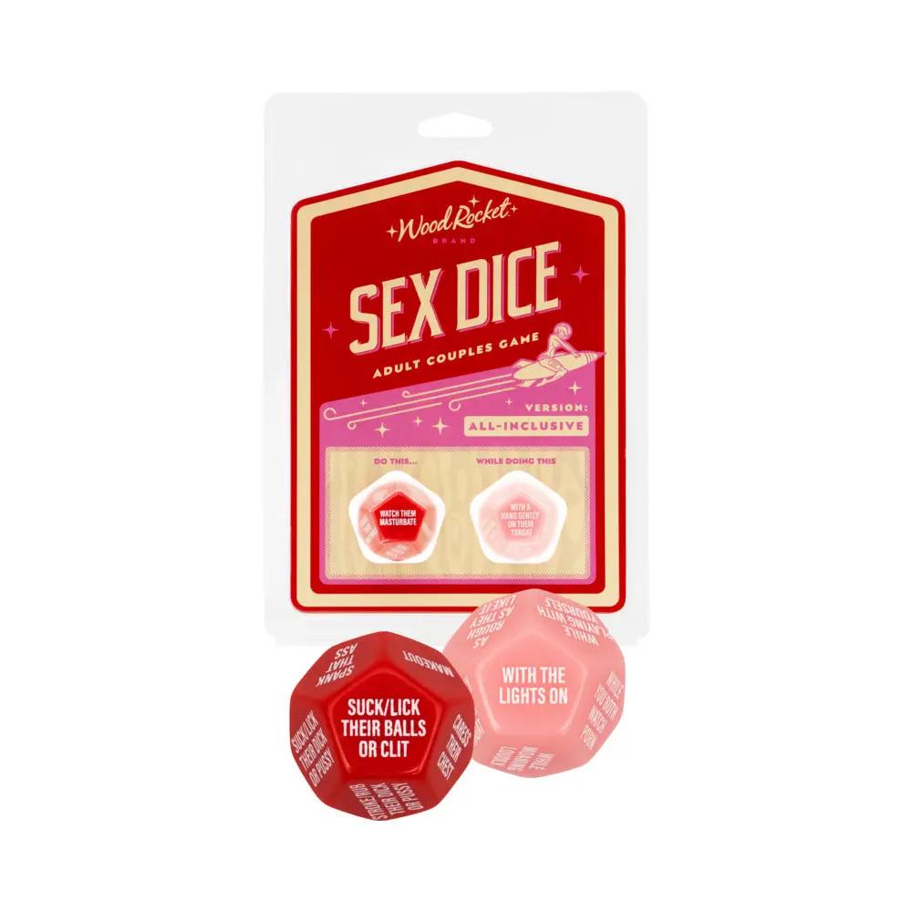 Sex Dice: All-Inclusive by Wood Rocket