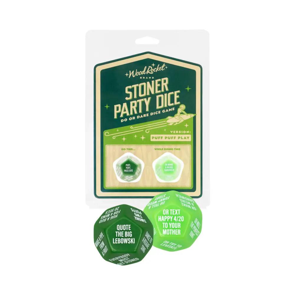 Stoner Party Dice: Puff Puff Play by Wood Rocket