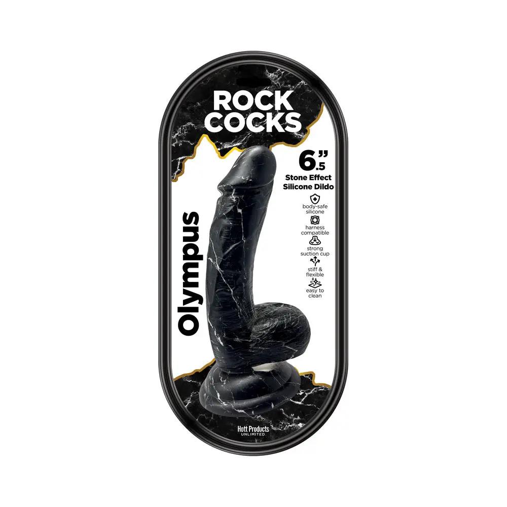 Rock Cocks Olympus Marble Silicone Dildo 6.5 in. by Hott Products