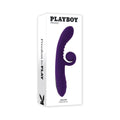 Playboy Curlicue Rechargeable Dual Stim Vibrator Silicone Acai by Playboy