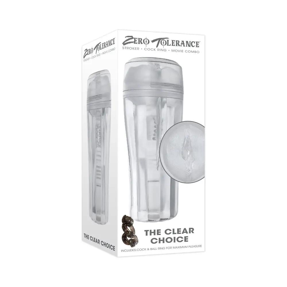 Zero Tolerance The Clear Choice Stroker TPE Clear by Zero Tolerance