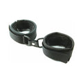 Mink Faux Fur Handcuffs Black by Foxtails