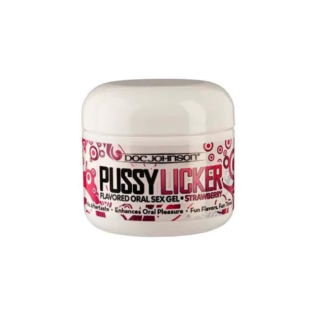 Pussy Licker: Strawberry 2oz. Jar by Doc Johnson
