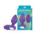 Luv Inc Pr17: Vibrating Plug with Remote Purple by Luv Inc.