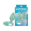 Luv Inc Pr17: Vibrating Plug with Remote Green by Luv Inc.
