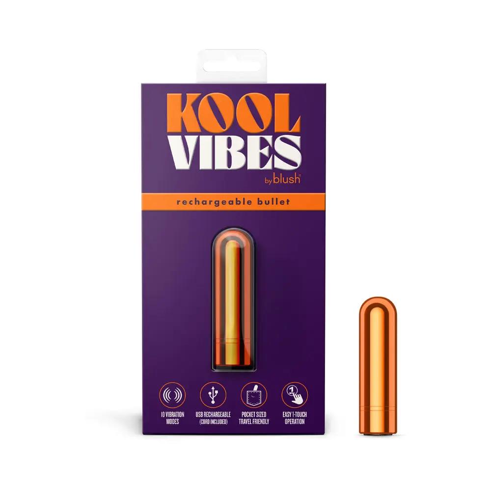 Kool Vibes Rechargeable Mini Bullet Tangerine by Blush