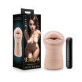 EnLust Nicole Vibrating Stroker Beige by Blush