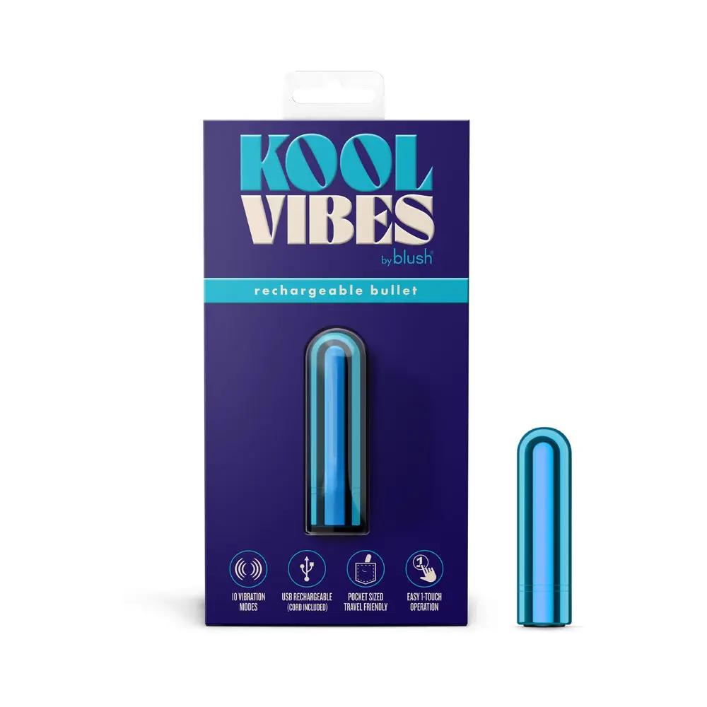 Kool Vibes Rechargeable Mini Bullet Blueberry by Blush