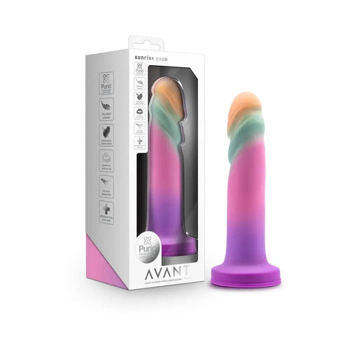 Avant Sunrise Gaze 7.5 in. Dildo Sherbet by Blush