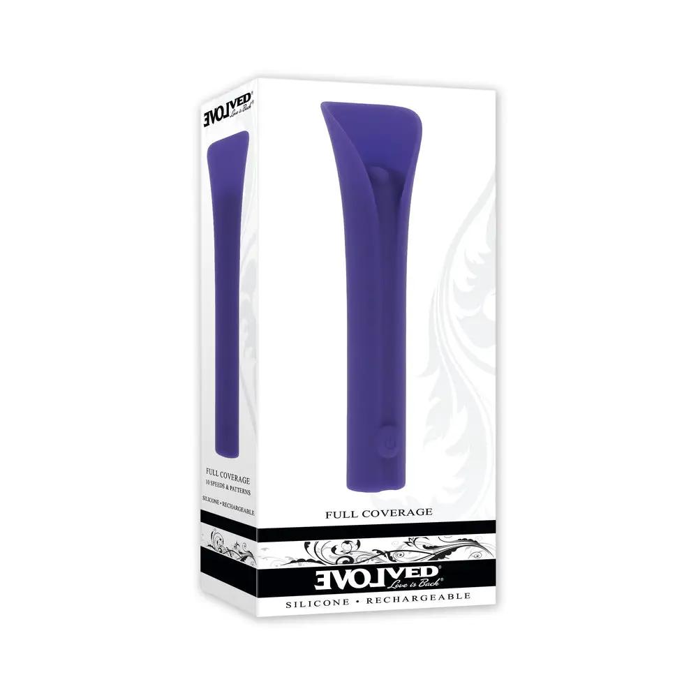 Evolved Full Coverage Rechargeable Bullet Silicone Purple by Evolved