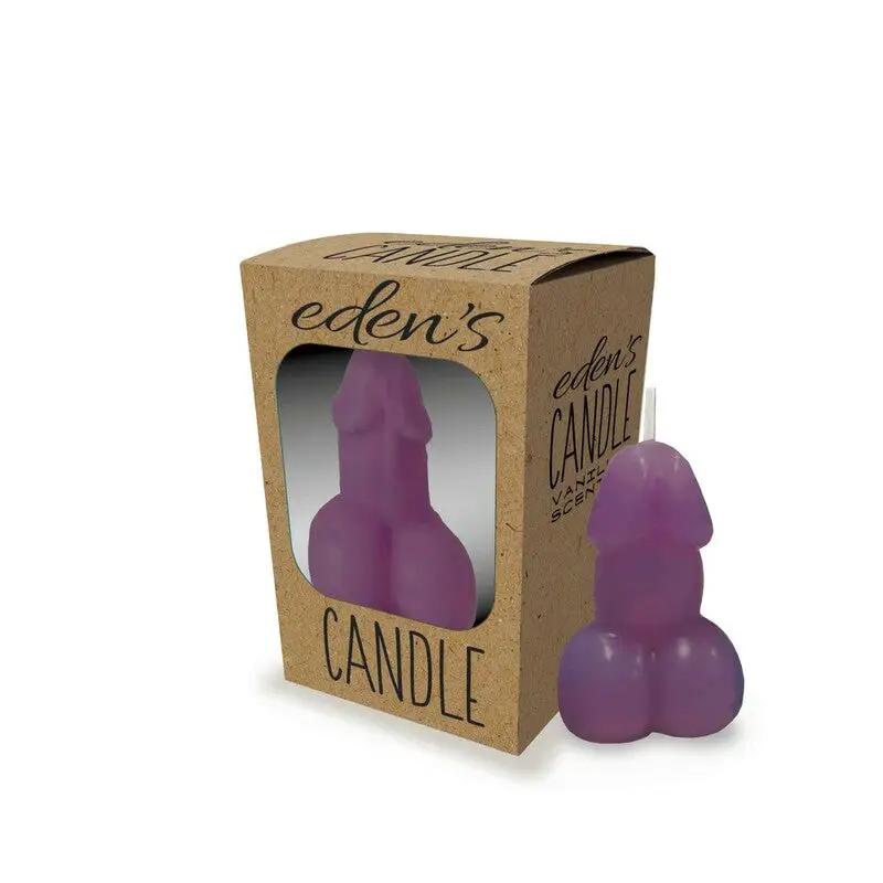 Eden's Penis Candle Eggplant by Little Genie
