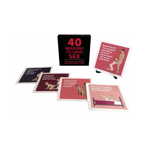 40 Reasons to Have Sex Cards by Kheper Games