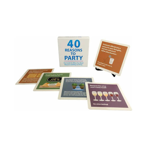 40 Reasons to Party Cards by Kheper Games