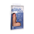 The Realistic Cock 5 in. ULTRASKYN Vac-U-Lock Dildo with Balls Vanilla by Doc Johnson