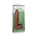 The Realistic Cock 9 in. ULTRASKYN Vac-U-Lock Dildo with Balls Caramel by Doc Johnson
