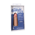 The Realistic Cock 5 in. ULTRASKYN Vac-U-Lock Dildo Vanilla by Doc Johnson
