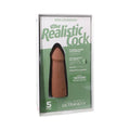 The Realistic Cock 5 in. ULTRASKYN Vac-U-Lock Dildo Caramel by Doc Johnson