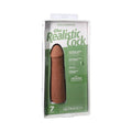 The Realistic Cock 7 in. ULTRASKYN Vac-U-Lock Dildo Caramel by Doc Johnson