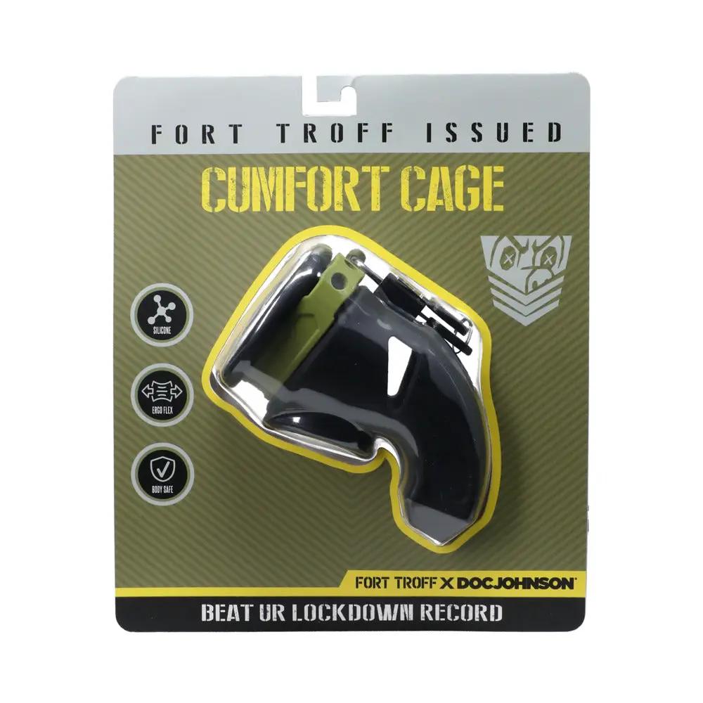 Fort Troff CUMfort Cage Black by Doc Johnson