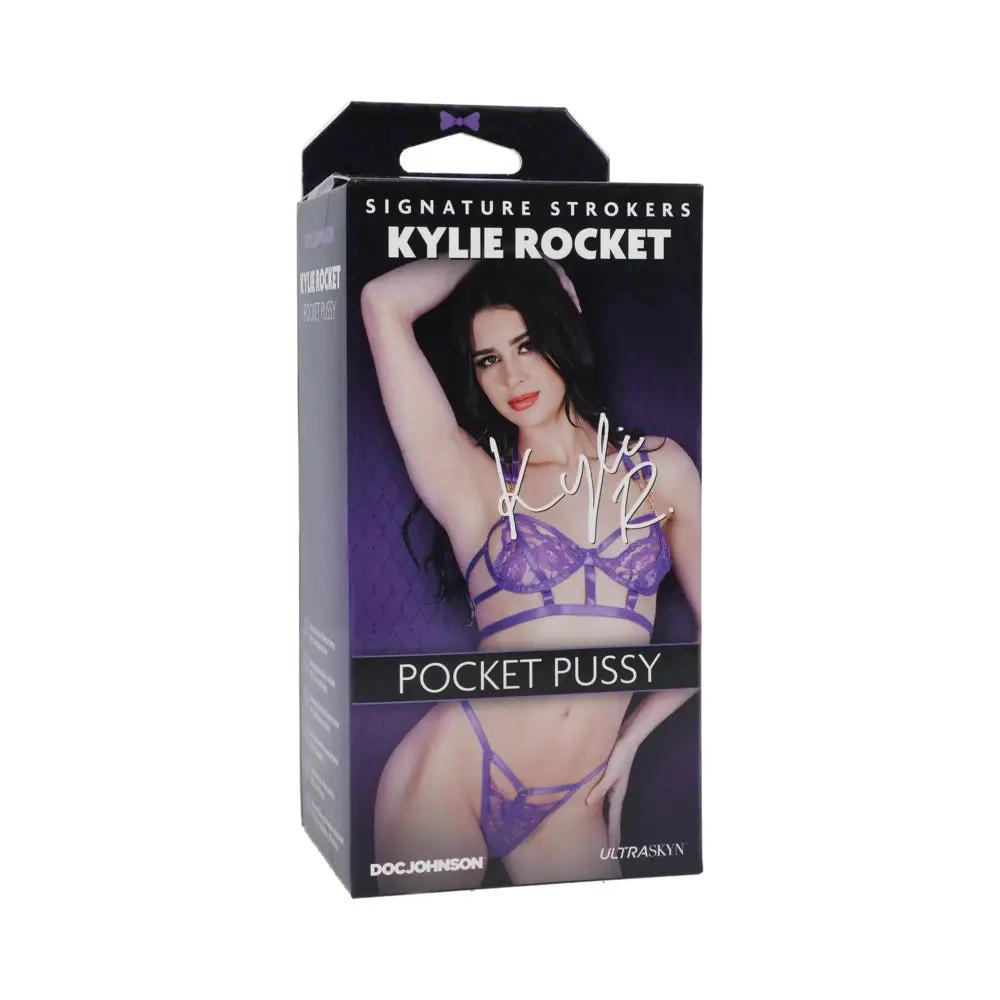 Signature Strokers Kylie Rocket ULTRASKYN Pocket Pussy Vanilla by Doc Johnson