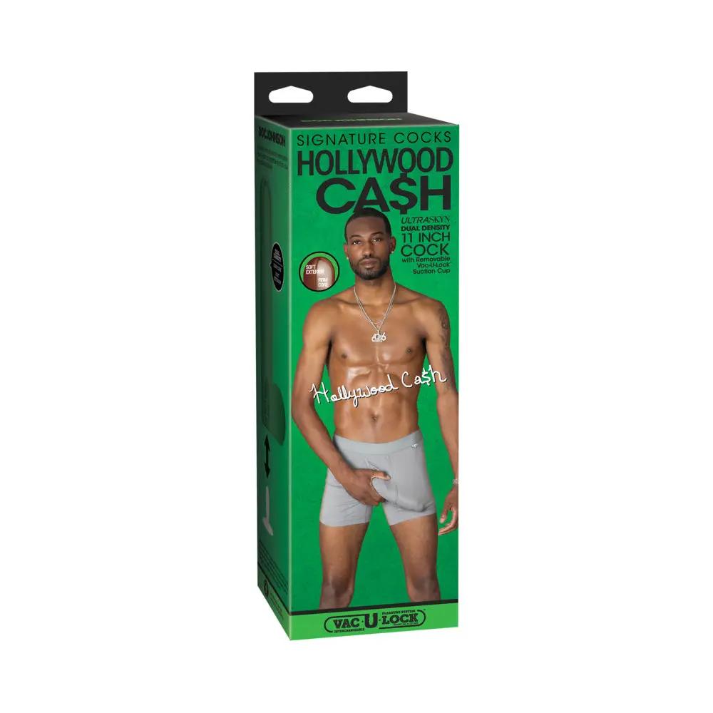 Signature Cocks Hollywood Cash 11 in. ULTRASKYN Vac-U-Lock Dildo by Doc Johnson