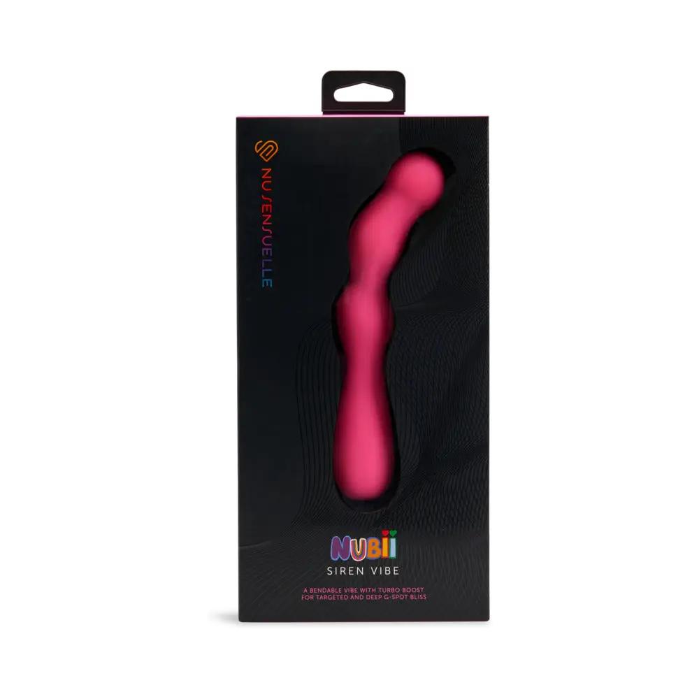 Nu Sensuelle Siren Nubii G-Spot Vibe W/ Hinge Pink by Nu Sensuelle