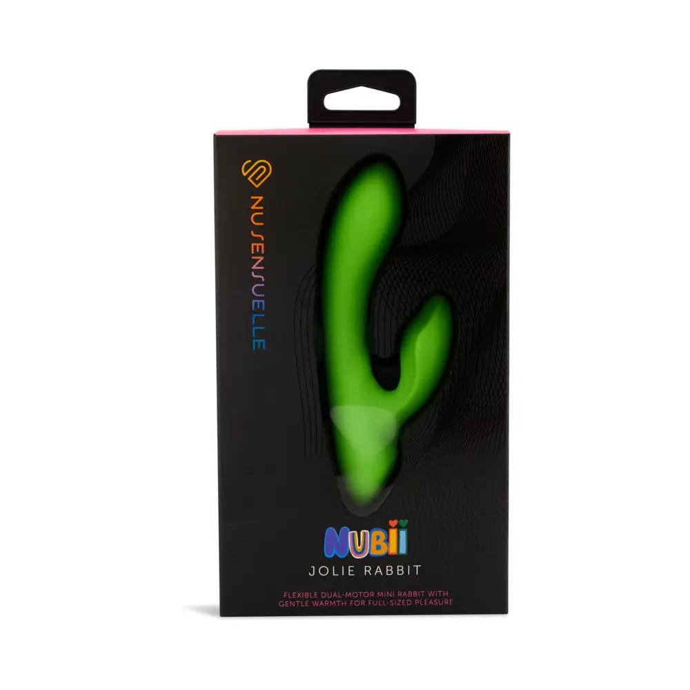 Nu Sensuelle Jolie Nubii Warming Mini Rabbit Lime Green by Nu Sensuelle