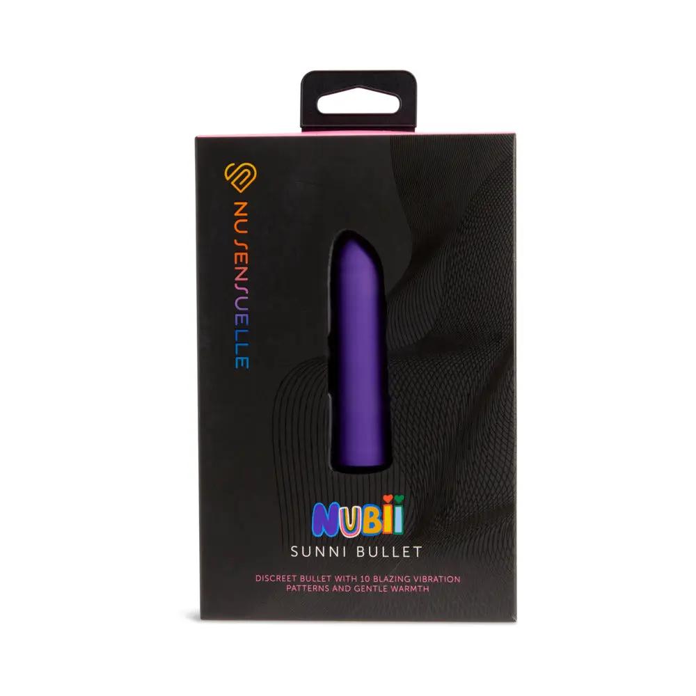 Nu Sensuelle Sunni Nubii Warming Bullet Purple by Nu Sensuelle