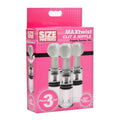 Size Matters Twisted Triplets Nipple and Clit Suckers by XR Brands