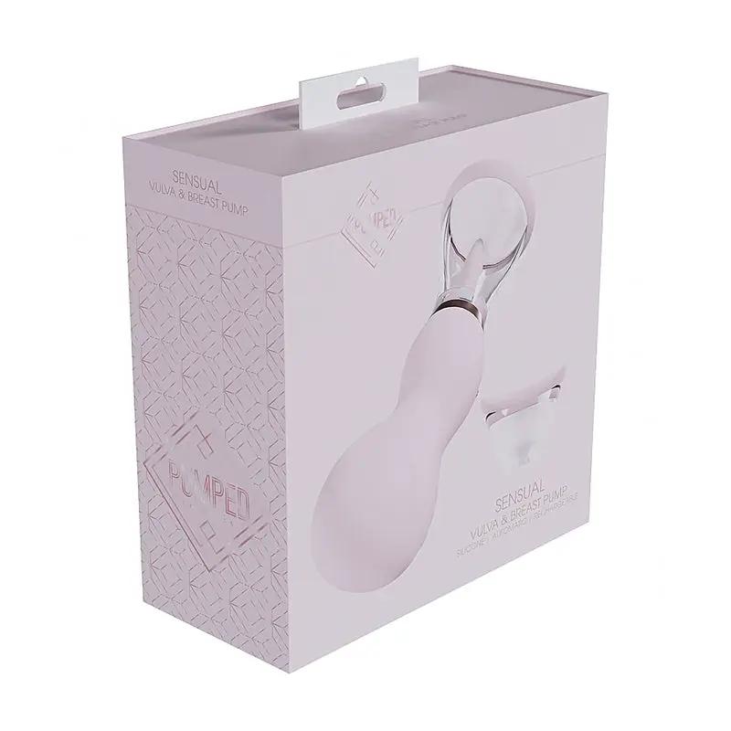 Pumped Sensual Automatic Rechargeable Vulva & Breast Pump Pink by Shots