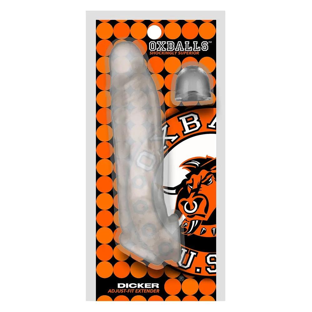 OxBalls Dicker Ultra-Slim Cocksheath Clear Ice by Oxballs