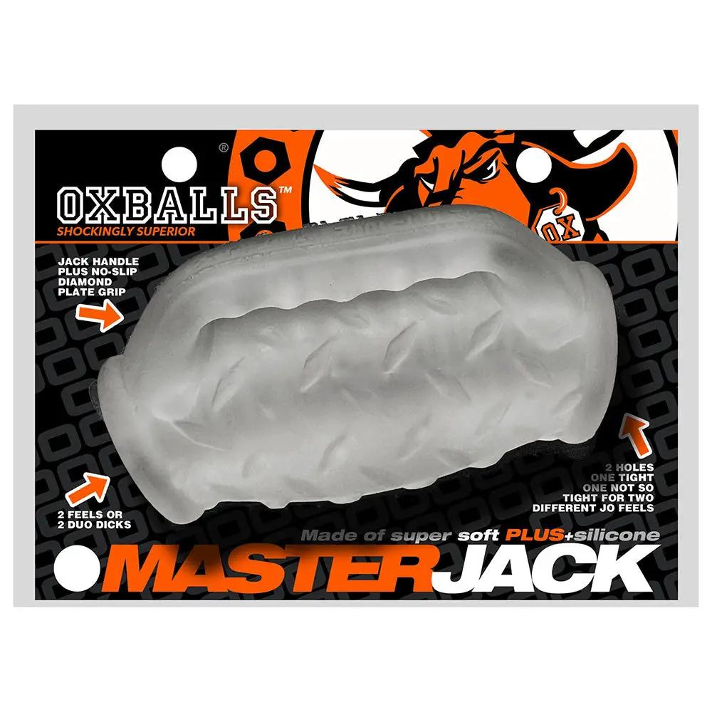 OxBalls Masterjack Double Penetration Jo Clear Ice by Oxballs